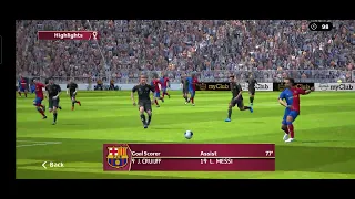 using 103 RWF iconic messi as false 9 in online match | efootball pes 2021 mobile #efootballpes2021