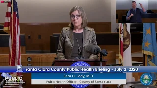 County Public Health Press Conference: Update to the Shelter-in-Place Order - July 2, 2020