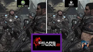 Gears Of War 2 XBOX 360 VS XBOX SERIES X Graphics Comparison / Comparativa Grafica FPS BOOST