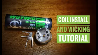 Pre built coil build and wicking tutorial