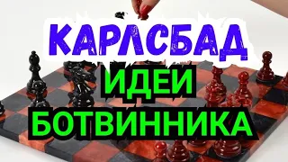 19) Лекция. Ферзевый гамбит.    Карлсбадские структуры.        Идеи  Ботвинника.