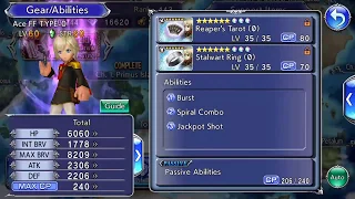 Ace FF. FULL EX. Lv60 Luchando solo. JACKPOT SHOT [Dissidia Final Fantasy Opera Omnia] - En Español