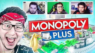 ДВА ЧАСА ИГРАЕМ С КОРЕШАМИ В MONOPOLY PLUS