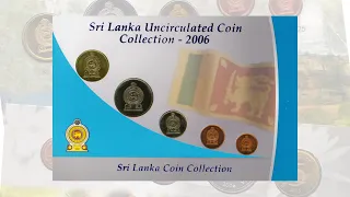 Sri Lanka 2006 Definitive Uncirculated Coin Collection UNC Set