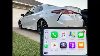 2018 Toyota Camry Apple Car Play Update