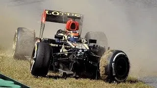 F1 2013 - Crash Test | Crashes Compilation. [FULL HD 1080p] GAMEPLAY PC.