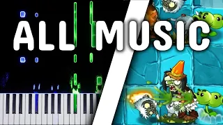 ALL MUSIC (Frostbite Caves) | Plants Vs. Zombies 2 | Piano Tutorial