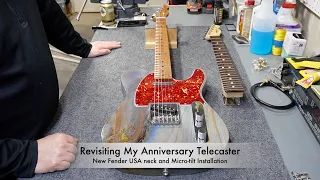 My Anniversary Telecaster Project: Update - New Neck and Micro-tilt System Installation