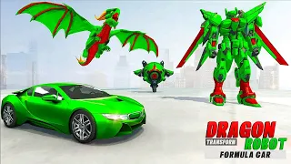 War Robot Dino Flying Car Robot Transform Games - Android iOS Gameplay