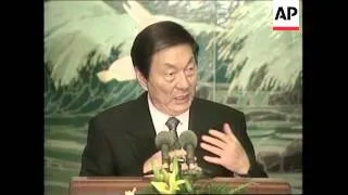 CHINA: GERMAN CHANCELLOR SCHROEDER VISIT (3)