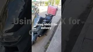 YAMAHA NMAX perfect use for delivery #yamaha #shorts #yamahanmax