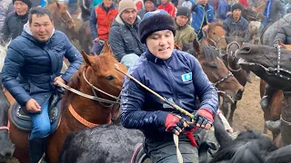 Сенатормен Баглан палуан. Б.Назарбаев кокпары