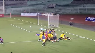 Kaya FC post Goal Celebration against Davao AguilasFC