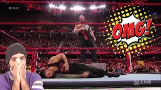 Brock Lesnar brutalizes injured Roman Reigns: Raw, March 26, 2018(REACTION)