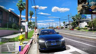 Uber Driving with Dynamo's Audi A6 in GTA 5