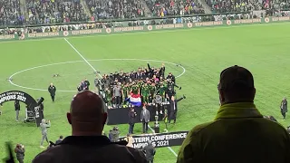 Portland Timbers 2021 Western Conference Champions