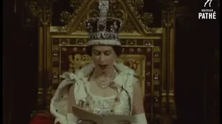 Queen Elizabeth II Speech: State Opening Of Parliament 1960