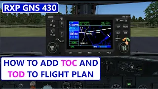 Microsoft Flight Simulator X  Tutorial| RXP Garmin 430 VNAV Trick That You May Need To Know[1080Hd]