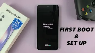 Samsung Galaxy A54 5G First Time Boot and Set Up