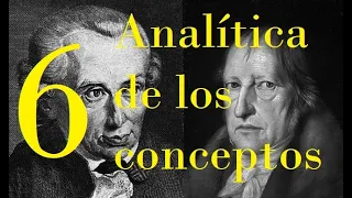 La analítica de los conceptos | Idealismo alemán (6/13)