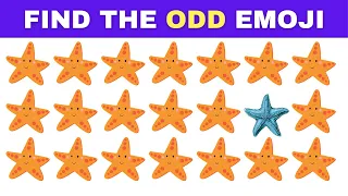 FIND THE ODD EMOJI OUT to Win this Quiz! | Odd One Out Puzzle | Find The Odd Emoji Quizzes