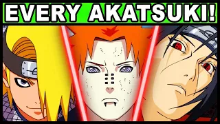 All 14 Akatsuki Members and Their Powers Explained! (Naruto / Boruto Every Akatsuki)