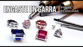 ENGASTE EN GARRAS PARA JOYAS parte 1 ( claw setting jewelry part 1 )