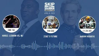 HORSE: LeBron vs. MJ, Zeke's future, Aaron Rodgers (4.6.20) | UNDISPUTED Audio Podcast