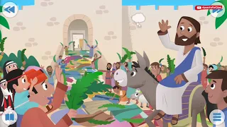 Entrada de Jesús a Jerusalén | Biblia para niños|El burro y el Rey| Domingo de Ramos |ApuestaporDios