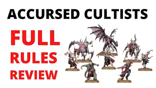 Accursed Cultists - Full Rules Review, Damage Output and Tactics from Codex Chaos Space Marines