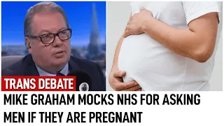 Mike Graham mocks NHS for asking men if they are pregnant