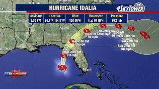 Hurricane Idalia update: Storm reaches Cat 2 strength, nears landfall