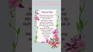 morning Prayer #prayer #praisethelord #jesus #prayerforyou #divinemercy #shorts