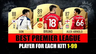 Best PREMIER LEAGUE Player For Each KIT NUMBER! 1-99 😱🔥