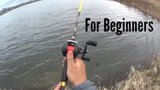 How to cast a baitcaster (For Beginners)