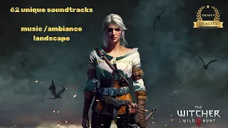 62 Relaxing unique soundtracks from The Witcher 3 | Top 1 🥇