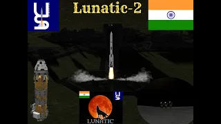 KSP/RSS Lunatic 2 Mission Moon landing Program