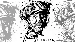 PicsArt Ink Splash Portrait Effect | Editing Tutorial Video | Vector Splash | Thomas Tutorial PH