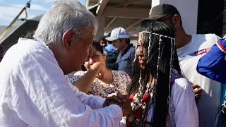 Ceremonia del pueblo seri en Isla Tiburón de Hermosillo, Sonora