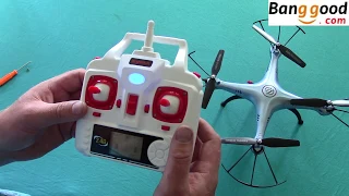 Syma X5HC Review - Test flying - Unpacking