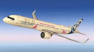 ToLiss A321 NEO Preview! | Innsbruck - Barcelona | X-Plane 11