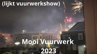 Mooi Vuurwerk 2023 Nederland (lijkt vuurwerkshow) Oud en Nieuw Sier / Jaarwisseling - HHW NH