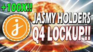 JASMY COIN HOLDERS!! JASMY Q4 LOCKUP EXPLAINED!! BIGGEST SUPPLY SHOCK IN CRYPTO!!