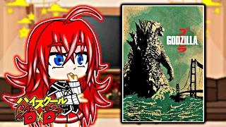 ❤️•[Las Chicas Del Clan Gremory Reaccionan A Los Godzillas De Distintas Eras]•🦖 ||•💜Gacha Nebula💜•||