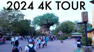 Disney's Animal Kingdom 2024 Complete Tour & Walkthrough in 4K | Walt Disney World January 2024