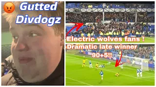 Everton 1-2 Wolves Matchday vlog *Anger, missed chances and last minute away limbs as toffees drown*