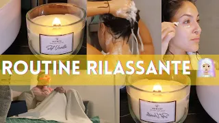 La mia Routine Serale 🧖🏼‍♀️ / Night care routine | DOCCIA, HAIRCARE e Skincare con maschera a LED