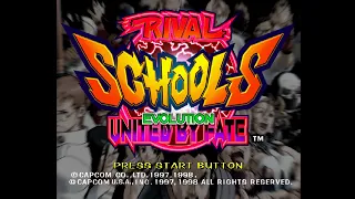 Rival Schools: United by Fate - Evolution. [PlayStation]. 1CC. Arcade. Akira. 60Fps.