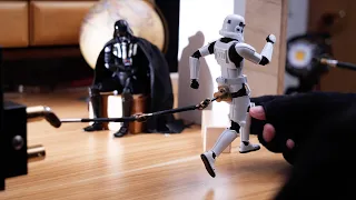 MAKING : Star Wars- Moving Darth Vader’s Force FX Lightsaber in Stop Motion