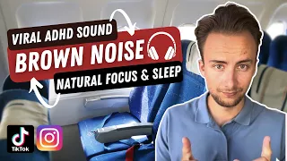 Brown Noise For ADHD Focus & Sleep, 12 Hours (Viral TikTok Sound)